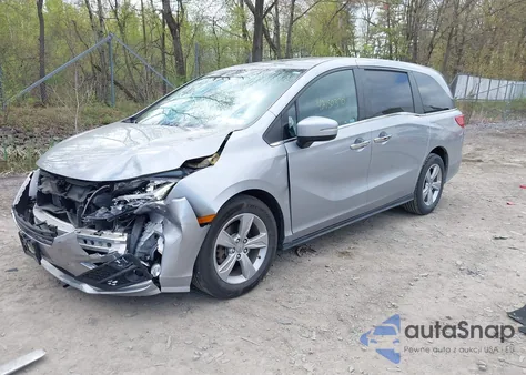 2019 Honda Odyssey Ex-L z USA, uszkodzony, nr VIN 5FNRL6H71KB049716